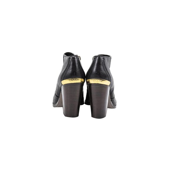 Coach Boots 7.5 Black - Picture 3 of 4